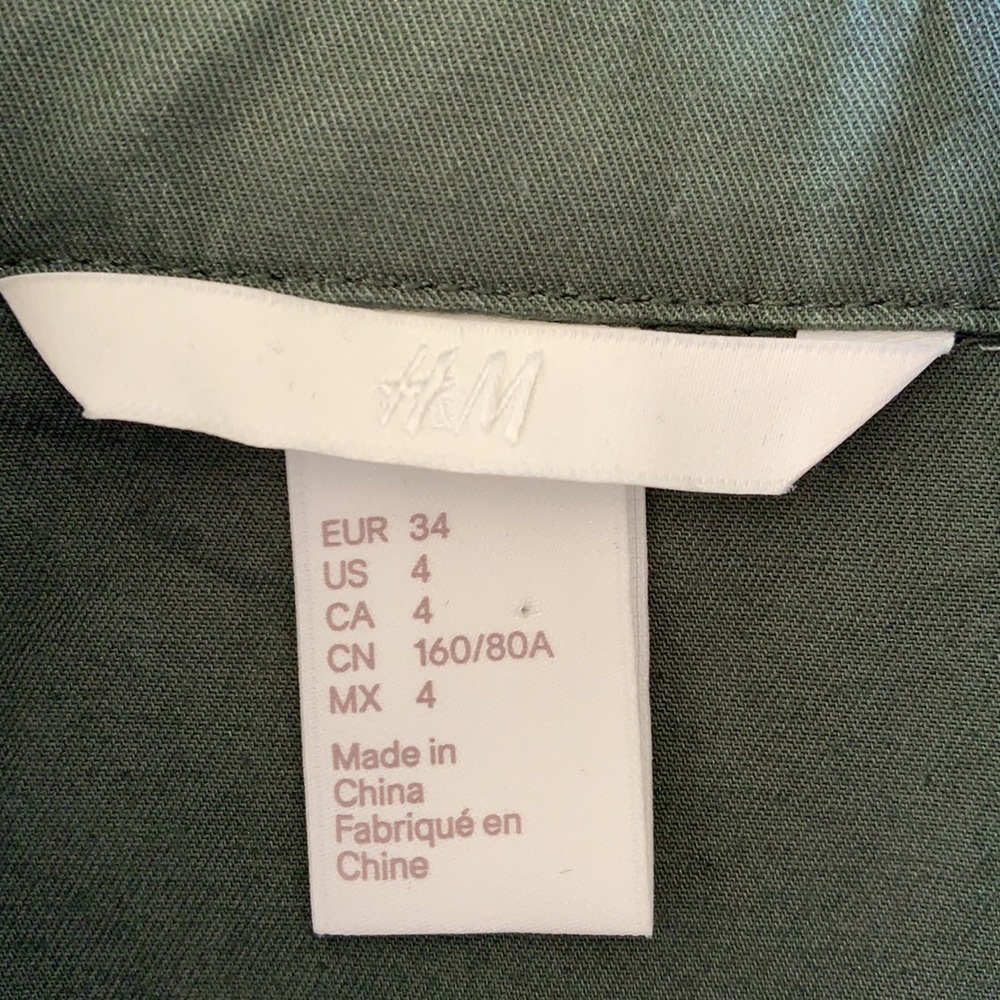 H&M  Military Style Cropped jacket - Picture 5 of 8